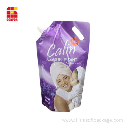 Custom Color Liquid Spout Packaging Bag Pouch With Spout Logo